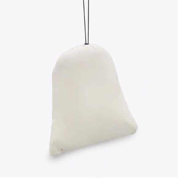 Zara ecru / off white water repellent hooded puffer cape / coat NWT - Picture 13 of 13